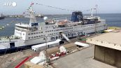 La nave-ospedale piu' grande del mondo e' arrivata a Dakar