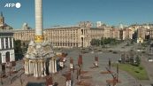Ucraina, 100 giorni di guerra: le immagini della capitale Kiev