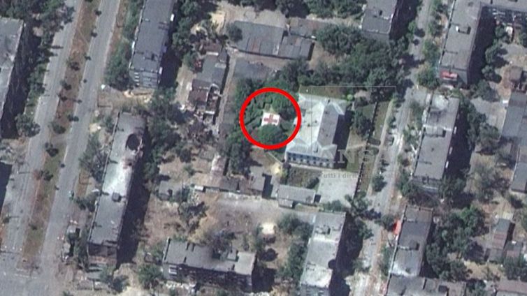 Severodonetsk, distrutto un ospedale con la croce rossa sul tetto