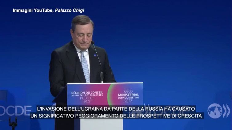Ucraina, Draghi: "Sbloccare i porti per evitare la catastrofe alimentare"