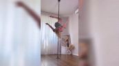 Valentina Ferragni incanta con la pole dance a rallentatore