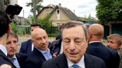 Draghi a Irpin: "Gli ucraini ricostruiranno tutto"