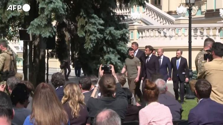 Draghi: "L'Italia vuole l'Ucraina nell'Unione europea"