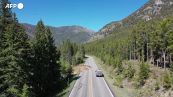 Maltempo: Usa, inondazioni distruggono strada nel parco nazionale di Yellowstone