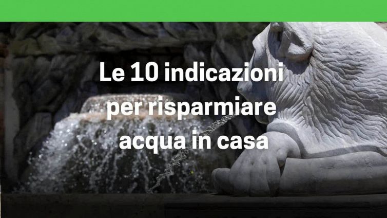 Dieci consigli per risparmiare acqua in casa