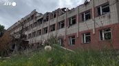 Ucraina, la distruzione dopo i bombardamenti a Bakhmut