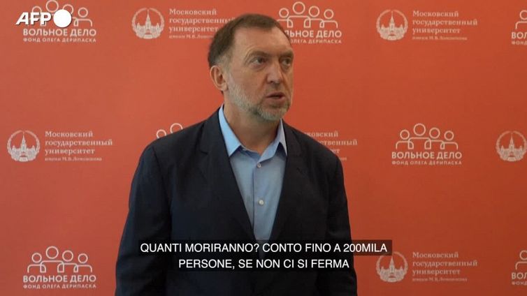 Oligarca russo Deripaska: "Guerra in Ucraina errore colossale"