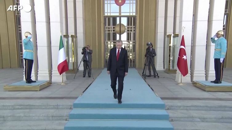 Draghi da Erdogan, uniti per Kiev. E c'e' nodo migranti