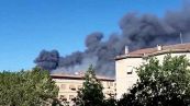 Incendio a Roma, nube fumo visibile da molti quartieri