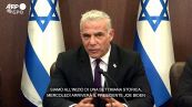 Biden mercoledi' in Israele, Lapid: "Settimana storica"