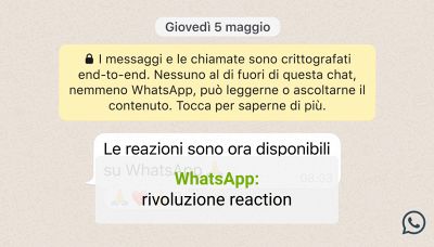 WhatsApp: rivoluzione reaction
