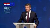 Croazia nell'Eurozona, Maric: "Chiaro segnale d'integrazione da Bruxelles"