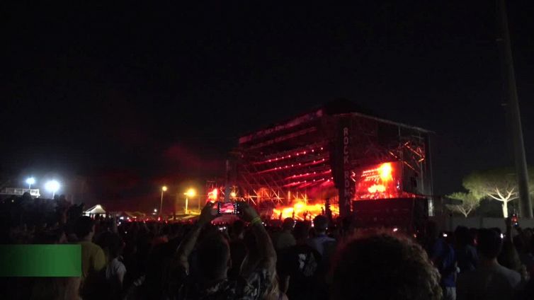 Achille Lauro in concerto a Roma, in migliaia all'ippodromo delle Capannelle