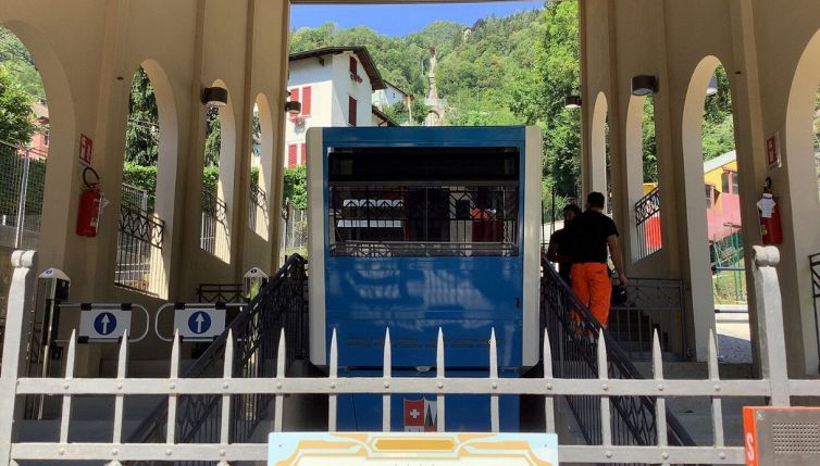 San Pellegrino Terme, inaugurata la funicolare