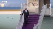 L'arrivo di Joe Biden in Arabia Saudita