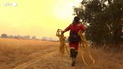 Spagna, incendio a Morasverdes: pompieri al lavoro per domare le fiamme