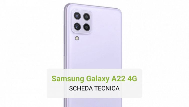 Samsung Galaxy A22 4G - Scheda tecnica