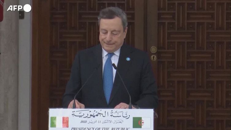Draghi, missione lampo ad Algeri