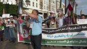Marocco, protesta contro la visita del generale israeliano Kochavi