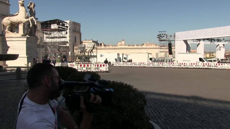 Mario Draghi arriva al Quirinale per incontrare Mattarella