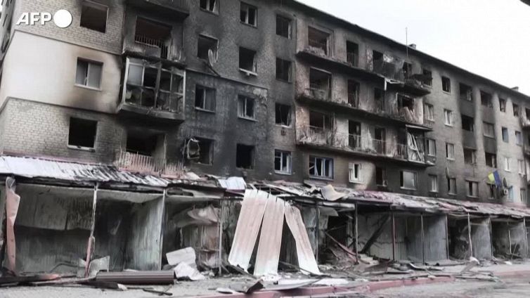 Ucraina, Siversk: ingenti danni dopo i bombardamenti