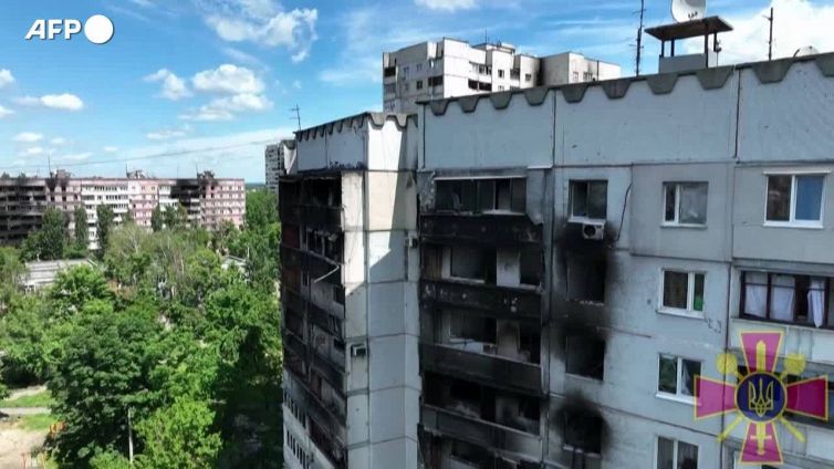 Ucraina, Kharkiv: gli edifici colpiti dai russi nell'attacco del 21 luglio