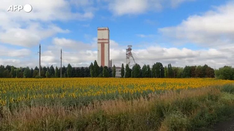 Ucraina, il lavoro in una miniera nell'oblast di Donetsk