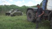 L'Ucraina celebra i suoi "eroi": i guidatori di trattori