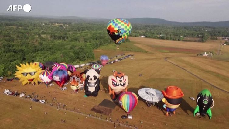 Usa, festival della lotteria: show di colori in New Jersey