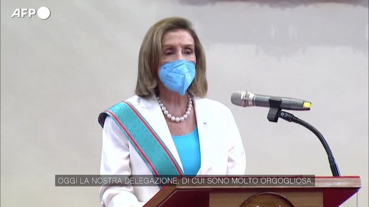 Pelosi a Taiwan: "Pechino non puo' ostacolare chi viene qui in amicizia e sostegno"