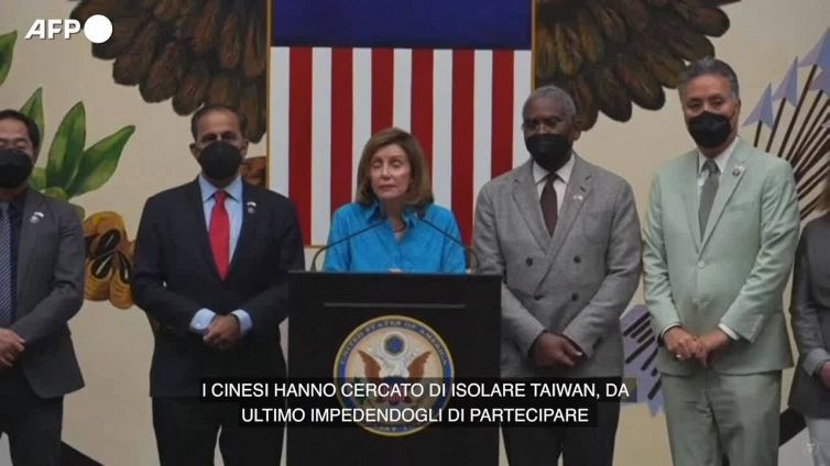 Pelosi: "Gli Usa non permetteranno l'isolamento di Taiwan"