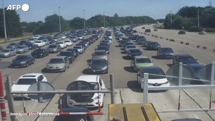 Francia, traffico intenso per il weekend di Ferragosto