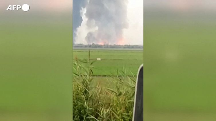 Ucraina, Crimea occupata: incendio in una base russa, esplodono munizioni