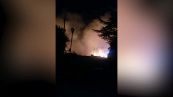 Notte di fuoco attorno a Palermo, residenti evacuati