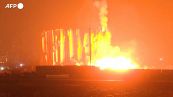 Libano, crollano parti dei silos di grano colpiti dall'esplosione nel porto di Beirut