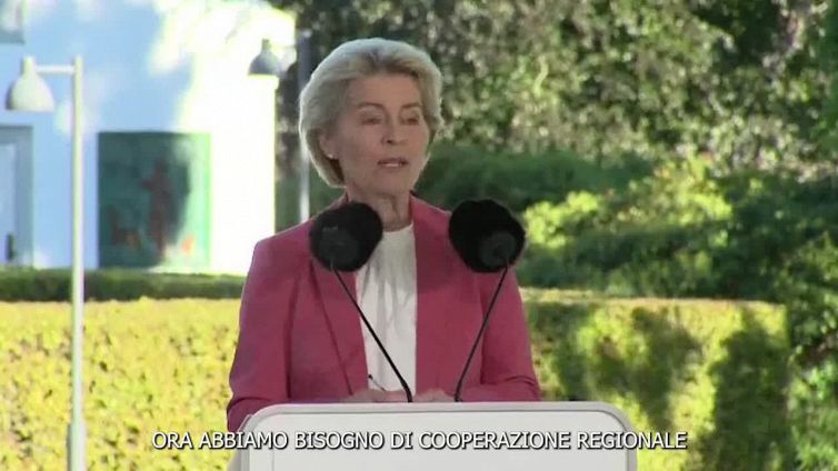 Energia, von der Leyen: "5.6 miliardi di euro per progetti eolici offshore"