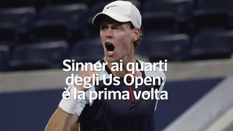 Jannick Sinner ai quarti degli Us Open: e' la prima volta