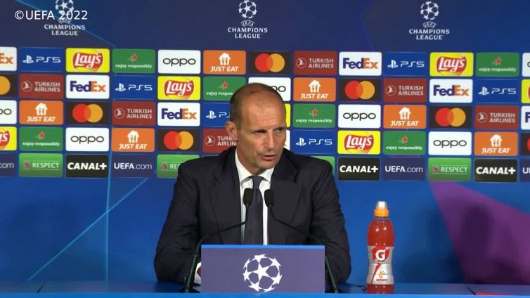 Champions League, Allegri: "Siamo arrabbiati, abbiamo lasciato un'occasione"