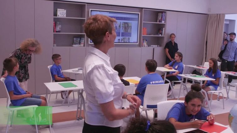 L'Aula del Futuro ha pareti mobili e antibatteriche