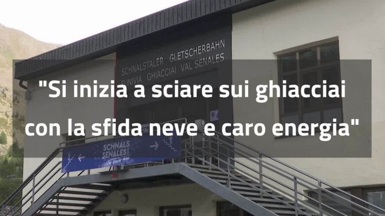 Si inizia a sciare sui ghiacciai con la sfida neve e caro energia