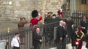 Funerali della regina Elisabetta, i reali arrivano all'abbazia di Westminster