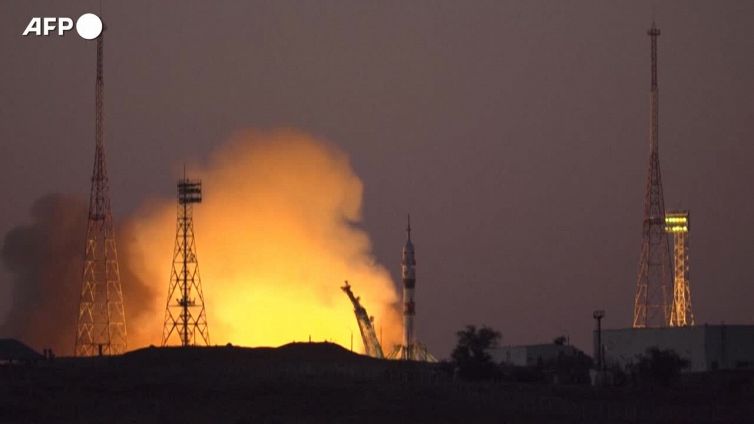 Un americano e due russi sulla Soyuz diretta alla Stazione spaziale