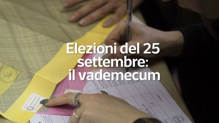 Elezioni del 25 settembre: il vademecum