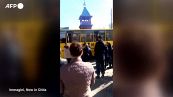 Russia, coscritti partono in autobus dalla citta' di Baley