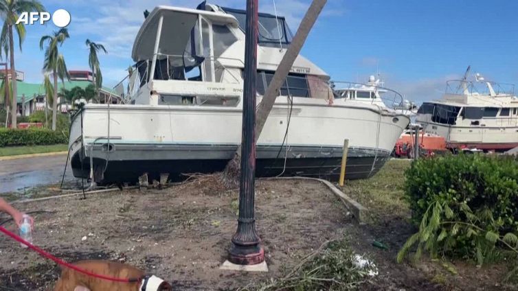 Florida, la citta' di Fort Myers colpita dall'uragano Ian