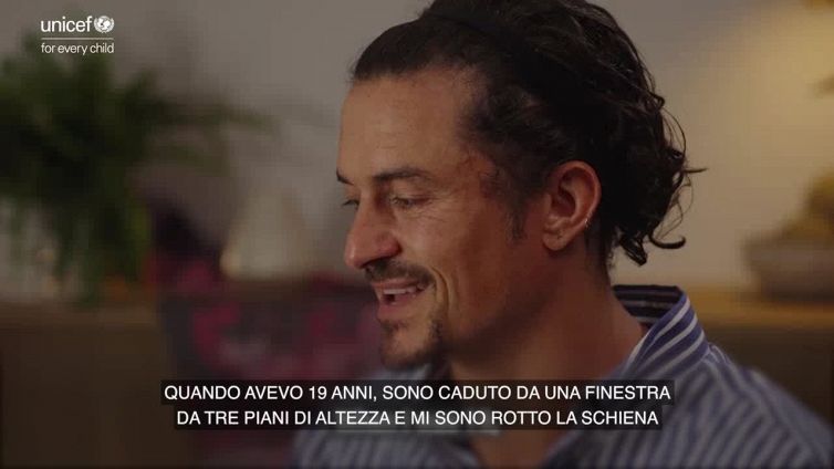 Giornata della salute mentale, il messaggio di Orlando Bloom per l'Unicef