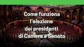 Come si eleggono i presidenti di Camera e Senato