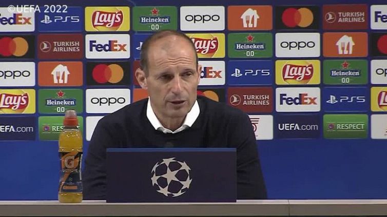 Champions League, Allegri: "Da domani in ritiro fino al derby col Torino"