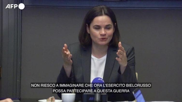 Ucraina, Tikhanovskaya: "Non riesco a immaginare coinvolgimento Bielorussia"