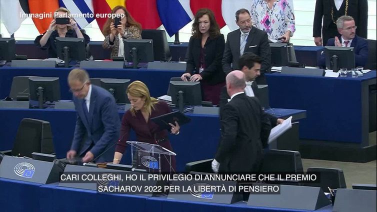 Premio Sacharov 2022 al popolo ucraino e al presidente Zelensky